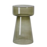 SIDE TABLE DKW GLASS OLIVE - CAFE, SIDE TABLES